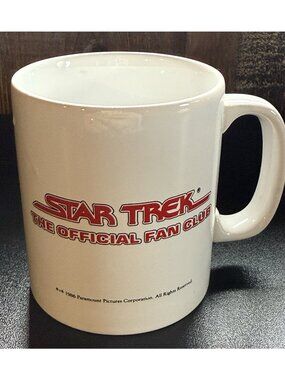 Vintage 1986 Star Trek Kilncraft England 20 Years Mug